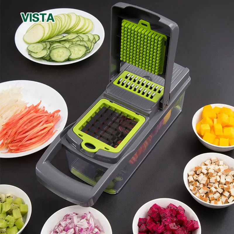 Vegetable Chopper Kitchen Accessories Gadgets Pro Grater for Vegetable Cutter Food Onion Mandoline Slicer 8 Blades Potato Cheese